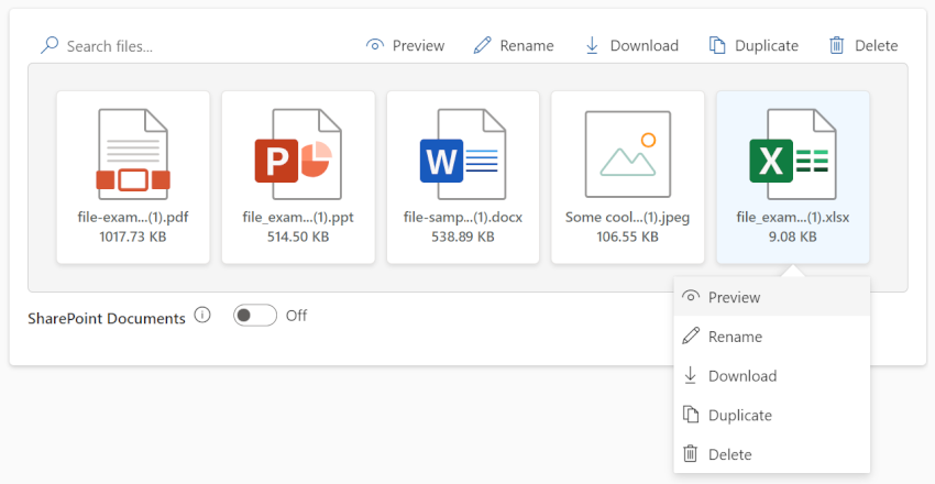 Structured SharePoint Integration